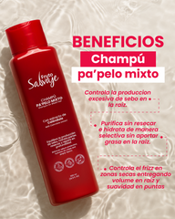Fruto salvaje Champú mixto para cabello (Camelia silvestre) 500 ml