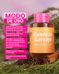 Fruto salvaje Wild Essence Shampoo Cinnamon, Rosemary and Cloves