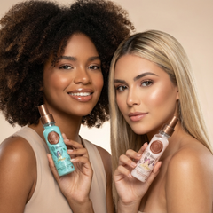 Detangling heat-protecting perfume duo