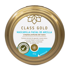 Mascarilla facial de arcilla dorada Class